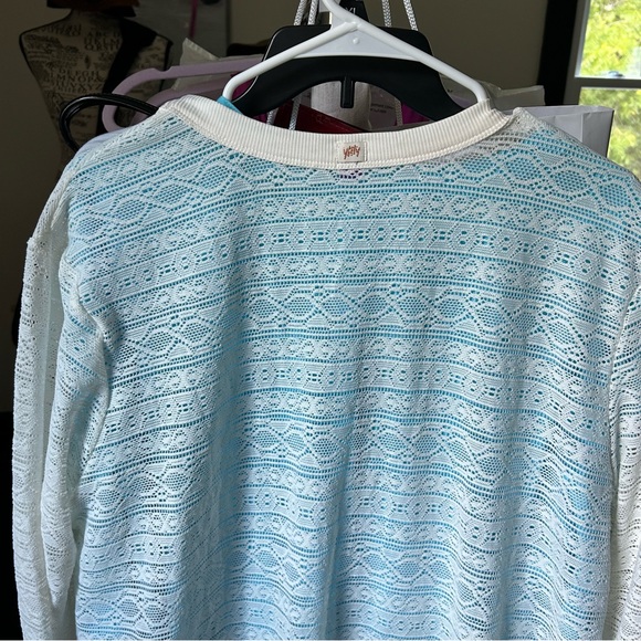 YITTY by Lizzo, Knit Slip off-white/cream colored open cardigan/duster, Like New - Picture 4 of 9